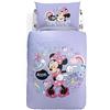 Caleffi Completo copripiumino UNA PIAZZA Disney MINNIE Boom compreso lenzuolo sotto con angoli