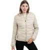 TONY BACKER giacca giubbotto imbottito outdoor donna 100 grammi con cappuccio Regular Fit (M, BIANCA)