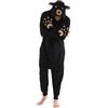 Dodheah Pigiama Unisex Orso Adulto Onesie Costume Cosplay Animale di Halloween Tuta di Natale Pigiama Nero L