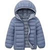 AIEOE Cappotto Bambino Ragazzo Piumino con Cappuccio Invernale Pelliccia Riscaldata Stare al Caldo Snowsuit Adatto da 5-6 Anni Rosso