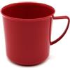Kimmel Tazza per bambini, riutilizzabile, infrangibile, 180 ml, in plastica, colore: rosso