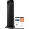 Philips Termoventilatore in ceramica Serie 5000, riscaldamento immediato in 2 secondi, AI per risparmio energetico, 5 funzioni di sicurezza integrate, controllo via App, grigio e nero (CX5120/11)