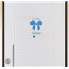 DualColorStampe X1 Adesivo Fiocco Nascita Bimbo con Nome, Fiocco Nascita Bimba con Nome, Fiocco Nascita Azzurro Personalizzabile,Fiocco Nascita Fucsia Personalizzabile Coccarda Adesiva I0150 (Azzurro 53)