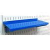 Wall Control Pegboard - Mensola in pegboard profonda da 15,2 cm, con pannello a foro, con scanalatura, colore: Blu