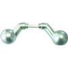 Alpertec Maniglia per porta cancello da giardino sfera maniglia coppia maniglia maniglia porta maniglie, 1 pezzi, 50021340