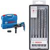 Bosch Professional Martello Perforatore con Attacco SDS-Plus GBH 2-28 F, Mandrino Autoserrante 13 mm, in Valigetta + 5x Set di Punte per Martelli Expert SDS plus-7X per Calcestruzzo Armato, Ø 6-10 mm