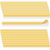 HLIWS 20 Pezzi Porta Etichette In Plastica,per supermercati,scuole-3x30cm | PVC,autoadesivo,trasparente,tagliabile,ideale per contrassegnare le sezioni di scaffali,cassetti e schedari