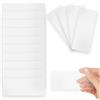 XiyaxiVici 200 Pezzi Etichette adesive per mensole in trasparente PVC 64 x 32 mm Tasche adesive rimovibili per proteggere l'etichetta dello scaffale Segno di cartellino del prezzo