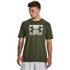 Under Armour Boxed Sportstyle Maglietta a Maniche Corte, T-Shirt Donna, Verde, XS-S