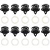 Create idea 30 clip per pannelli per porte auto con sigillatore 8E0868243 compatibili con A4, A3, B6, B7, foro da 11 mm, clip per carte di credito, clip per interni dell'auto