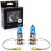 LIGHTWORLD24 Welt der Lichter LIGHTWORLD24 Lampadine H3 Auto 12V 55W 6000K Bianco Freddo | Effetto Xenon Ultra White | Fendinebbia, Anabbaglianti, Abbaglianti | Attacco PK22s | 2 Pezzi