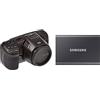 Blackmagic Design Pocket Cinema Camera 6K Videocamera & Samsung Memorie T7 MU-PC1T0T SSD Esterno Portatile da 1 TB, USB 3.2 Gen 2, 10 Gbps, Tipo-C, Grigio Titanio