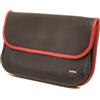 BERBA Wallet 001-165-15 Black-Red Taglia Unica Unisex Adulti, Nero-rosso, Taglia unica, Casual