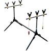 Lineaeffe Rod Pod Carpfishing Rod Pod Set with 3 Swingers 58 x 118 x 37 cm Resistente Affidabile