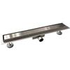 AICAIT Canaletta Scarico Doccia Canalina Scarico Doccia a Pavimento Piastrellabile Pannello 2 in 1 in Acciaio Inossidabile per Box Doccia Bagno Piscina Drenaggio 60 cm