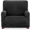 Eysa Poseidon Copripoltrona elastica per poltrona 1 posto di 80-100cm (misura schienale) nero.