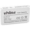 vhbw batteria compatibile con CipherLab 8000, 8200, 8300, CPT-8300 smartphone cellulare telefono cellulari (1200mAh, 3,7V, Li-Ion)