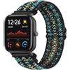 SITAFU Cinturino Per Amazfit GTS/GTS 2/GTS 3,20mm Nylon Elastico Intrecciato Braccialetto per Amazfit Bip/GTS 2 mini/GTS 2e - Regolabile Cinturini di Ricambio per Amazfit Bip U/Bip U Pro/Bip lite
