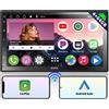 ATOTO A6 7 4G+64G Android Autoradio 2 DIN, 1280*720 QLED Touchscreen DAB+ Radio, Sistemi video per cruscotto, Android Auto&CarPlay Wireless, MirrorLink, 2 Bluetooth, Tethering WiFi/BT/USB, A6G2C7PP