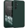 kwmobile Custodia Compatibile con Samsung Galaxy A54 5G Cover - Back Case per Smartphone in Silicone TPU - Protezione Gommata - verde muschio