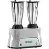 FIMAR Frullatore professionale capacità 1.5 + 1.5 litri con bicchieri inox