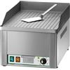 FIMAR Fry top elettrico con piano rigato cm 32.5 x 48 in acciaio sabbiato