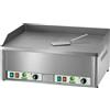 FIMAR Fry top elettrico con piano 1/2 Liscio 1/2 Rigato da cm 65 x 48