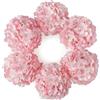 DuHouse Fiori artificiali di ortensia in seta più grandi con stelo, fiori finti di ortensia per matrimoni, casa, giardino, centrotavola, confezione da 6(rosa)