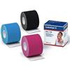 ESSITY ITALY SpA leukotape k cerotto elastico per taping chinesioterapico cm5x5m azzurro