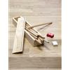 Set matite colorate con accessori in legno personalizzato Carmelita personalizzate o neutre