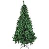 eacommerce Albero di Natale Effetto Realistico Rami Fissi Apertura ad Ombrello Ignifugo Montaggio Facile (180 cm, Verde Standard)