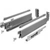 GTV - Modern Box Pro guide per cassetti I L = 500 mm H = 135 mm I antracite I cassetto con chiusura silenziosa I sincronizzazione del percorso delle guide I carico fino a 40 kg I PB-MBPRO-KPL500B