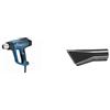 Bosch Professional 06012A6200 06012 A6200 Soffiatore ad Aria Calda GHG 20-63, Blu + Boquilla de ranuras para decapador Bosch
