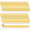 HLIWS 15 Pezzi Porta Etichette In Plastica,per supermercati,scuole-4x30cm | PVC,autoadesivo,trasparente,tagliabile,ideale per contrassegnare le sezioni di scaffali,cassetti e schedari