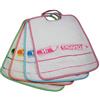 Bubabù BAV232 Confezione 6 Bavaglini con elastico da ricamare MI CHIAMO Bavaglini grandi in spugna Cotone 100% Made in Italy, 29 x 35 cm