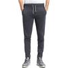 Evoga Pantaloni Uomo Jogging Casual Palestra Fitness Slim Fit Aderenti con Polsini (XL, A1 Grigio)