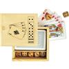 Kit giochi da tavolo in legno personalizzato Myriam personalizzate o neutre