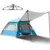 Overmont Automatica Tenda da Campeggio con telone - 3-4 Persone Ultralight Portatile Grande Tende - Installazione Semplice Impermeabile Antivento Anti UV - per Famiglia Campeggio Escursioni