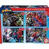 Educa - Puzzle Ultimate Spider-Man | 4in1 Progressivo 50/80/100/150 pezzi | Spiderman Marvel | dai 5 anni (18102)