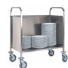 FORCAR Carrello porta piatti - N.1 ripiano - N. 200 piatti - cm 91 x 57 x 101h