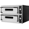 PRISMAFOOD Forno elettrico 4+4 pizze - Cielo e platea refrattari - Digitale Monofase