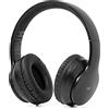 adj Deep Plus Cuffie Bluetooth 5.0, Over Ear con Microfono Vivavoce Incorporato, Controllo Volume, Driver Speaker da 40MM, Cuffie Wireless per Corso Online, PC, Smartphone, Tablet, iPad, iPhone, Nero