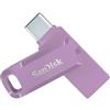 SanDisk 128GB Ultra Dual Drive Go, Unità flash USB Type-C con connettori USB reversibili di Tipo C e Tipo A, fino a 400 MB/s per smartphone, tablet, Mac e computer Lavender