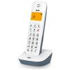 SPC Air - Telefono fisso wireless con schermo illuminato, ID chiamante, rubrica 20 contatti, Modalità Mute, 5 melodie disponibili, Compatibilità GAP e modalità ECO - Bianco