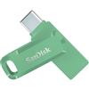 SanDisk 128GB Ultra Dual Drive Go, Unità flash USB Type-C con connettori USB reversibili di Tipo C e Tipo A, fino a 400 MB/s per smartphone, tablet, Mac e computer Absinthe Green