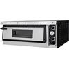 PRISMAFOOD Forno elettrico per 6 pizze - Camera interamente refrattaria Monofase