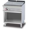 LOTUS Cucina professionale a gas - Tuttapiastra con vano aperto - cm 80 x 70,5 x 90 h