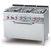 LOTUS Cucina gas - N. 6 fuochi - Forno gas statico - cm 120 x 70,5 x 90 h