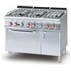 LOTUS Cucina gas - N. 6 fuochi - Forno elettrico statico - cm 120 x 70,5 x 90 h