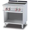 LOTUS Cucina vetroceramica - N. 4 piastre - cm 80 x 70,5 x 90 h